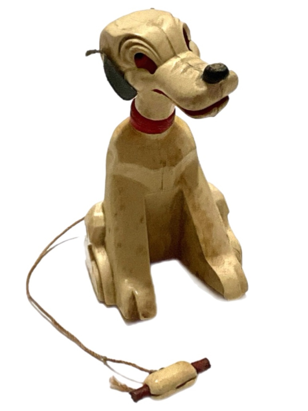Vintage Pluto Plastic Toy with Magnetic Hot Dog in Mouth - Bobble Head - Picture 3 of 5